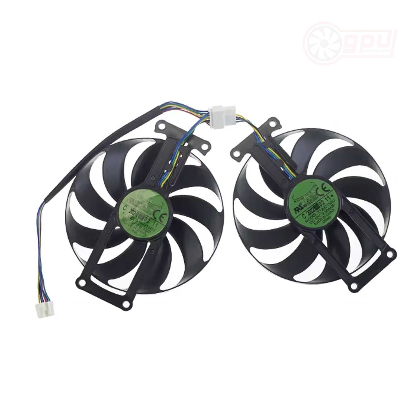 Asus DUAL RTX 2060 2070 / GTX 1660 MINI GPU Fan Set - GPUCONNECT.COM