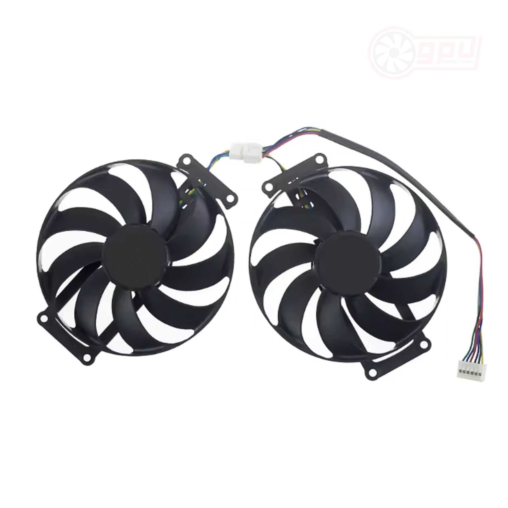 Asus DUAL RTX 2060 2070 / GTX 1660 MINI GPU Fan Set - GPUCONNECT.COM