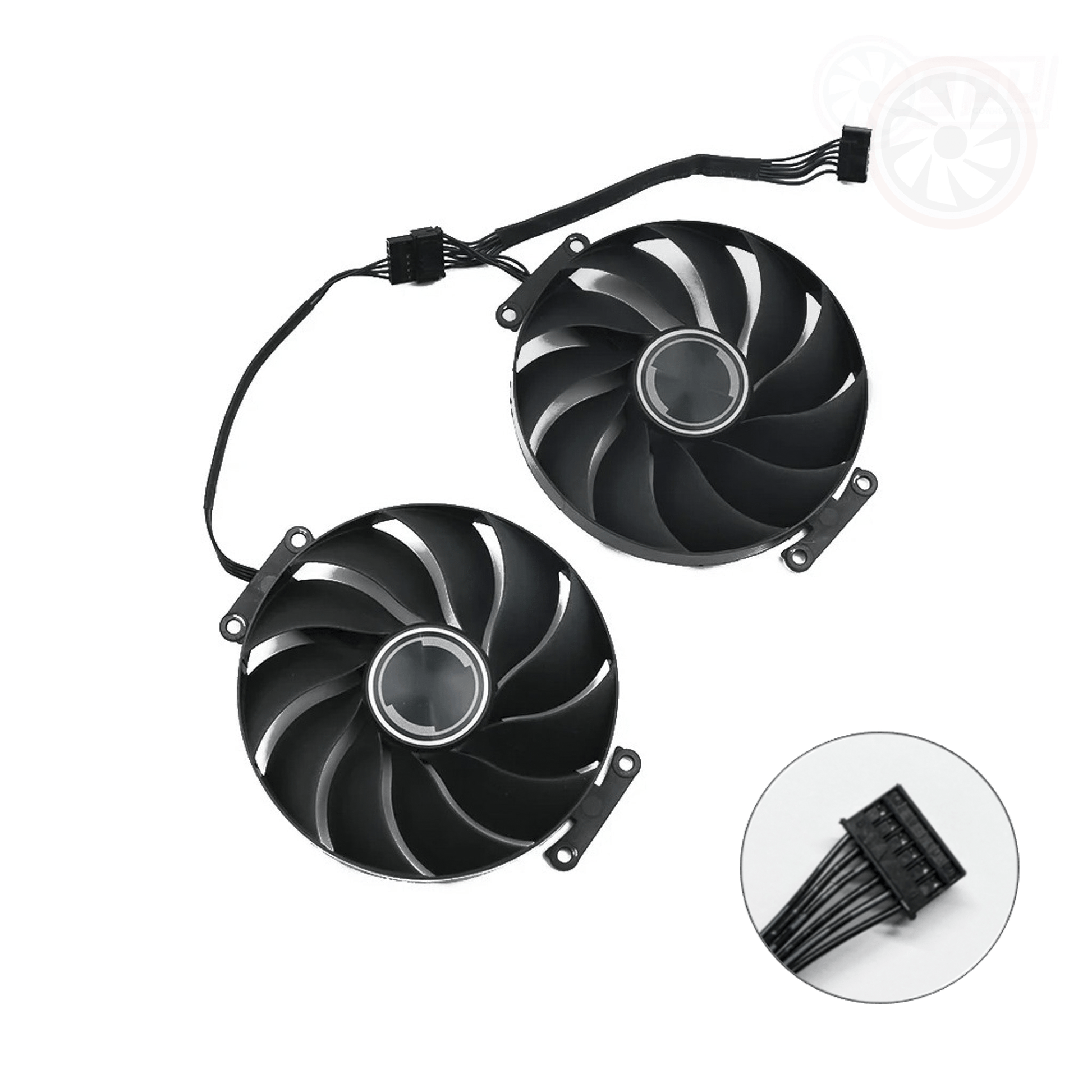 ASUS GeForce RTX 4070 4060 Ti DUAL EVO Replacement GPU Fan - GPUCONNECT.COM
