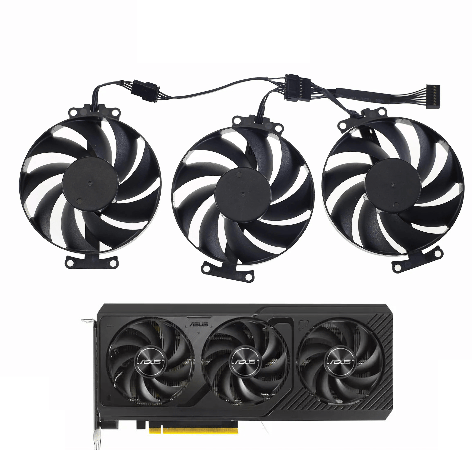 ASUS Prime RTX 4070 4060Ti SUPER OC Edition GPU Fans - GPUCONNECT.COM