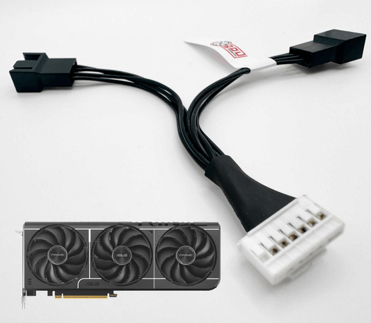 ASUS Prime RTX 5060Ti 5070 5070Ti 7 - Pin PWM Adapter Deshroud Cable - GPUCONNECT.COM