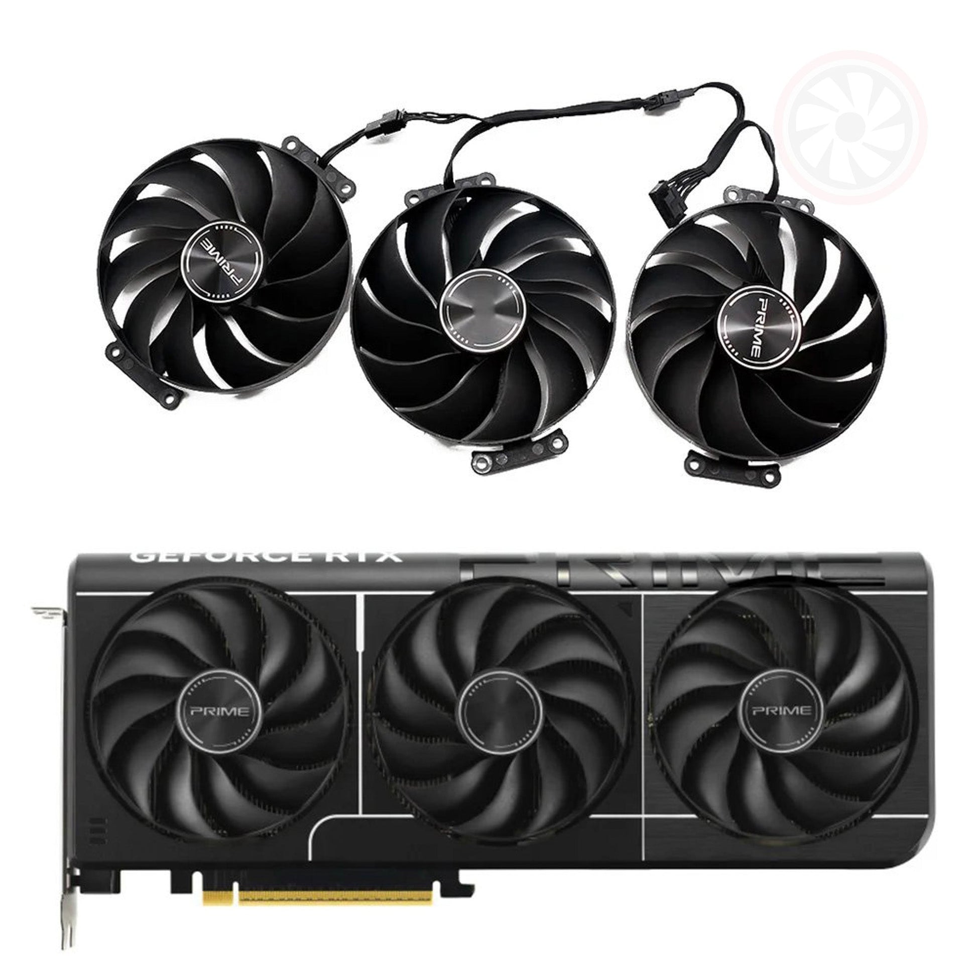 ASUS Prime RTX 5060Ti 5070 5070Ti GPU Fan Set - GPUCONNECT.COM