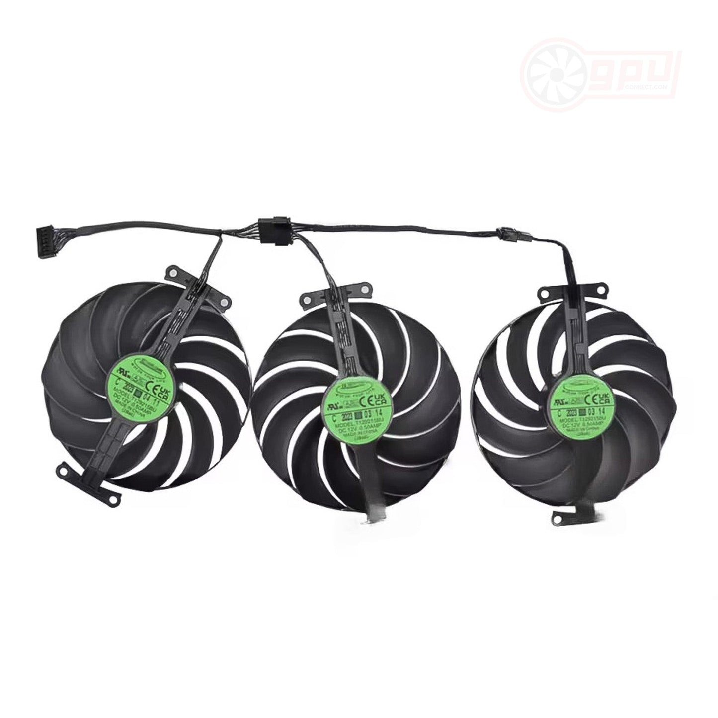 ASUS RTX 4070 STRIX OC GPU replacement fan set for optimal cooling.