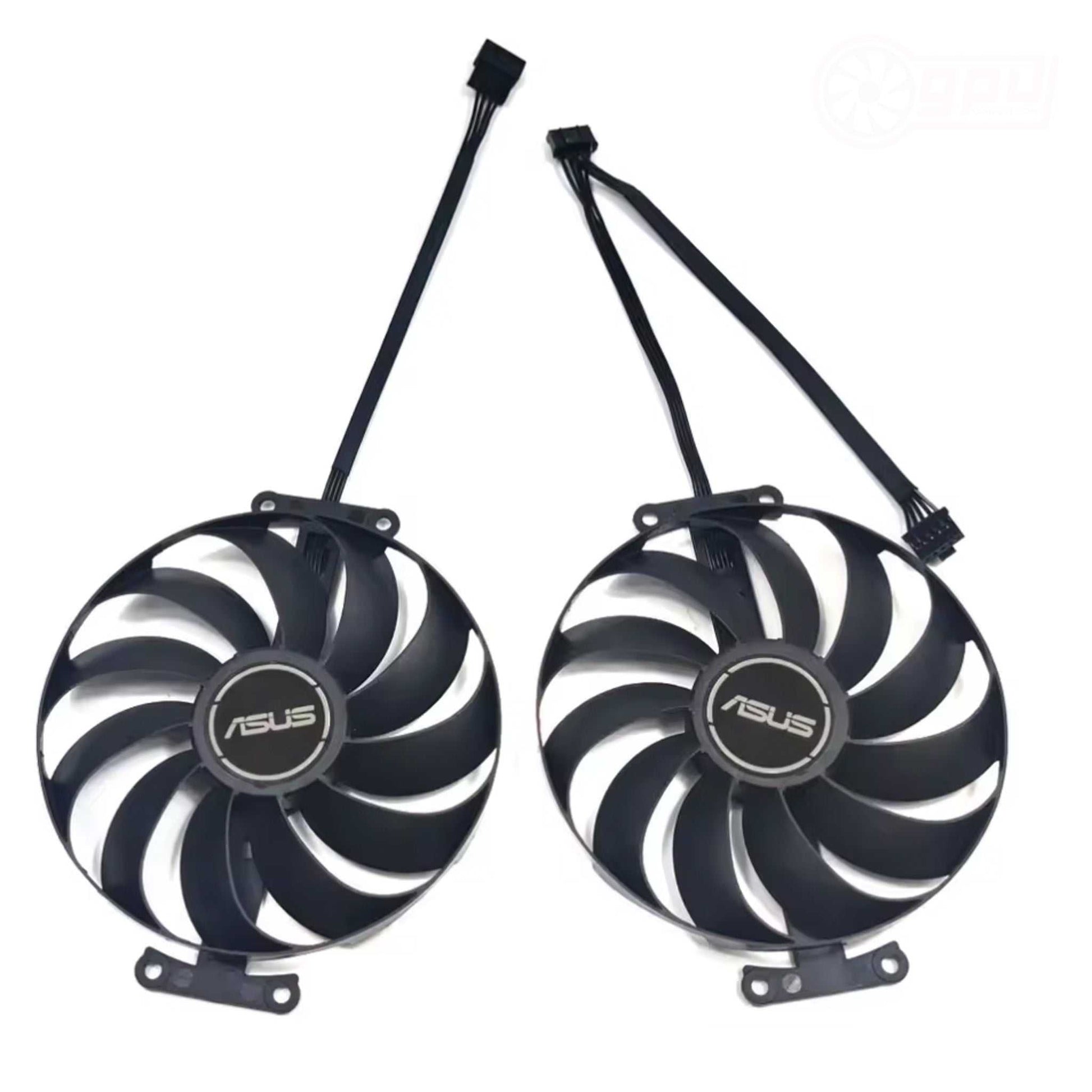 ASUS RX 6750 6700 6650 6600 XT DUAL Replacement GPU Fans - GPUCONNECT.COM