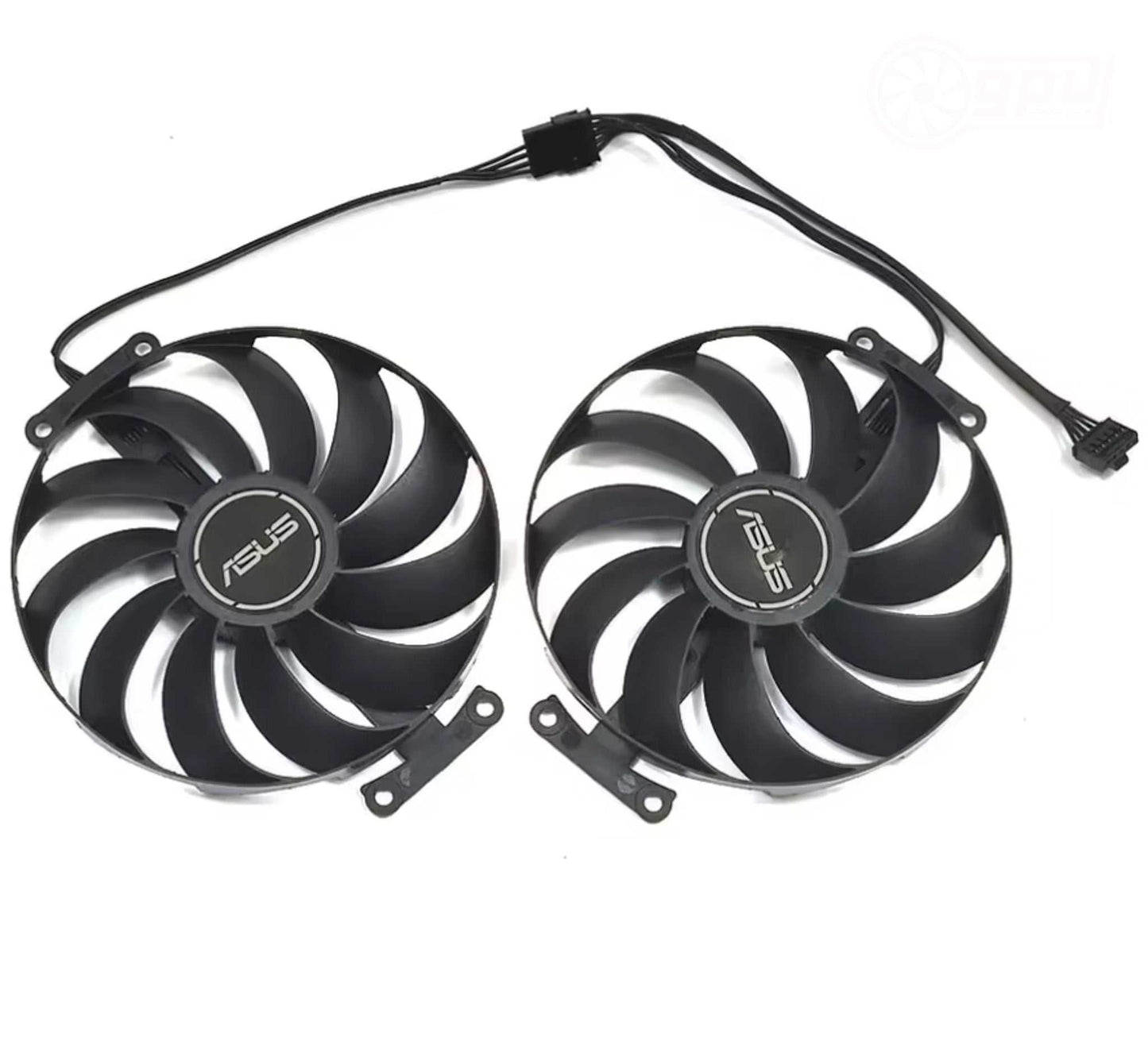 ASUS RX 6750 6700 6650 6600 XT DUAL Replacement GPU Fans - GPUCONNECT.COM