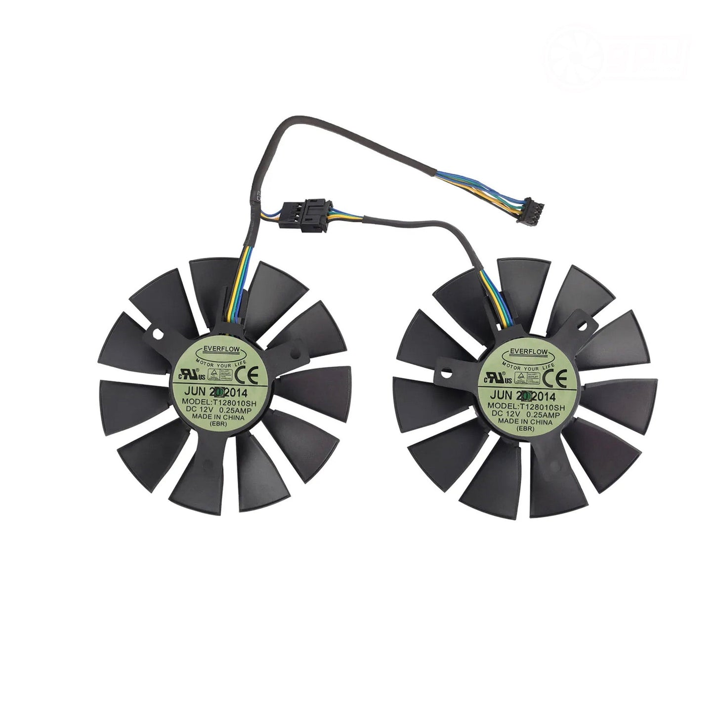 ASUS STRIX GTX 750Ti 950 960 1060 EX 1050 1050 Ti Replacement GPU Fans - GPUCONNECT.COM