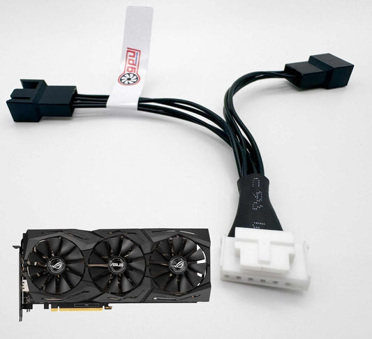 ASUS STRIX RTX 2060 2070 7-Pin PWM Adapter Deshroud Cable - GPUCONNECT.COM