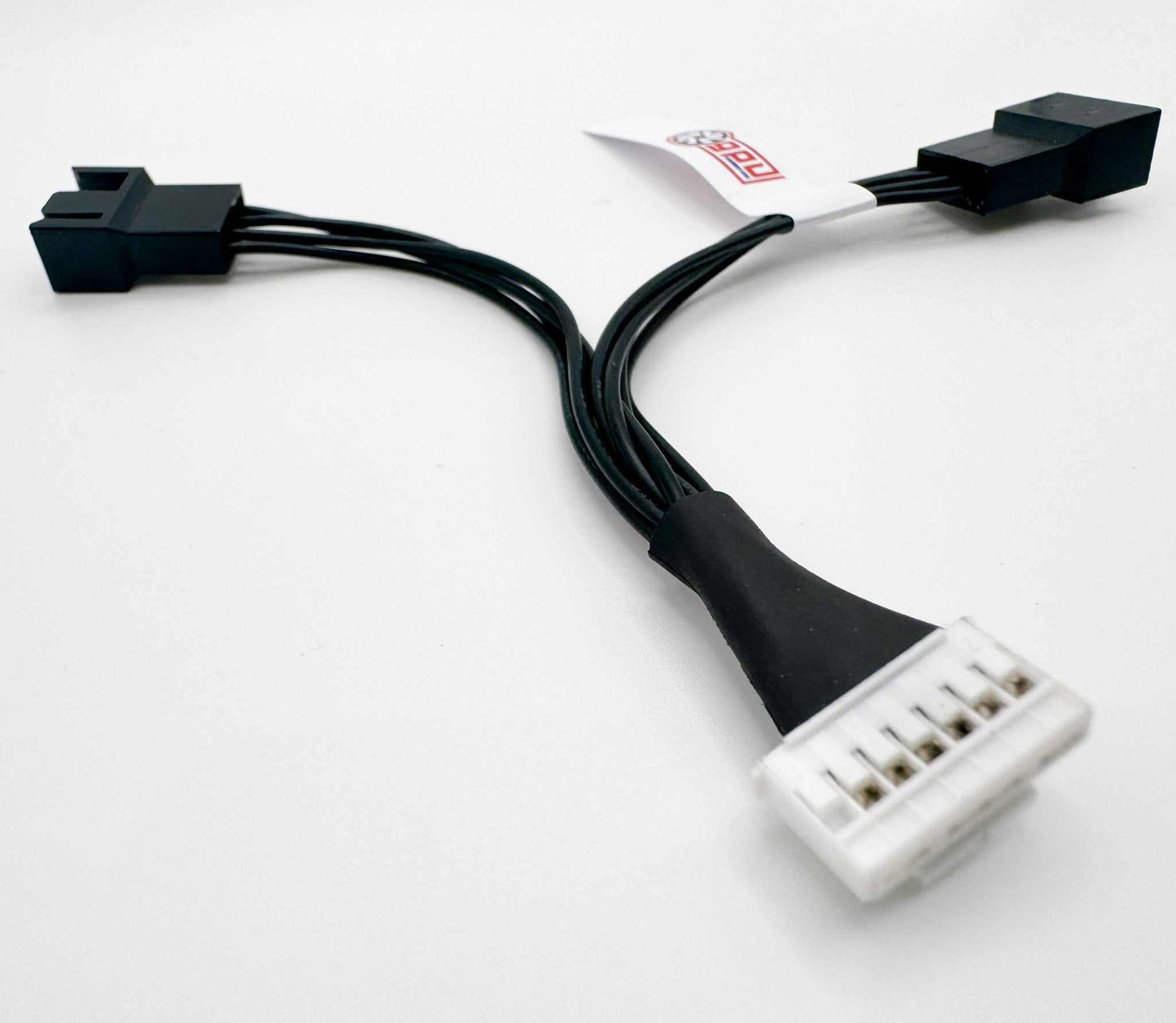 ASUS TUF RX 9070 XT OC 7 pin to dual 4 pin adapter cable for GPU fan control and deshroud modding