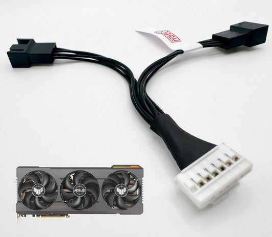 ASUS TUF Gaming 4080 / 4090 OC 7 Pin PWM Adapter Deshroud Cable - GPUCONNECT.COM