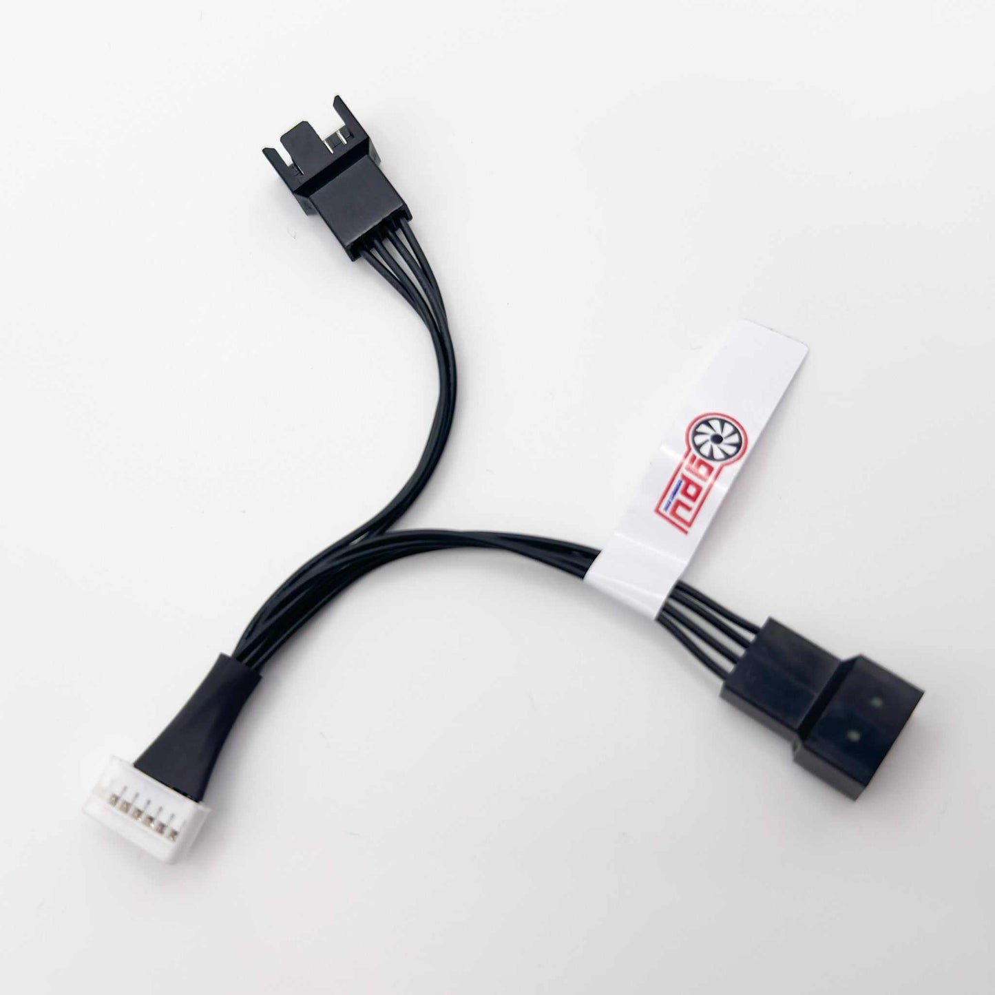 ASUS TUF RX 9070 XT OC 7-pin to dual 4-pin fan adapter cable for deshroud modding with PWM support