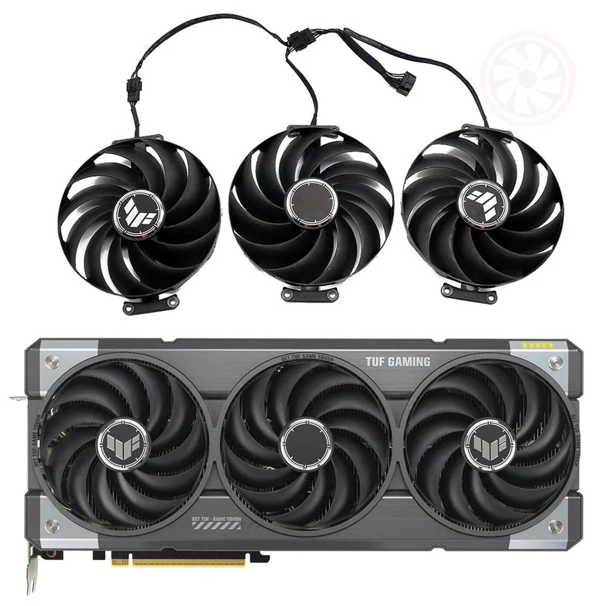 ASUS TUF GeForce RTX 5070 5070Ti GPU Fan Set - GPUCONNECT.COM