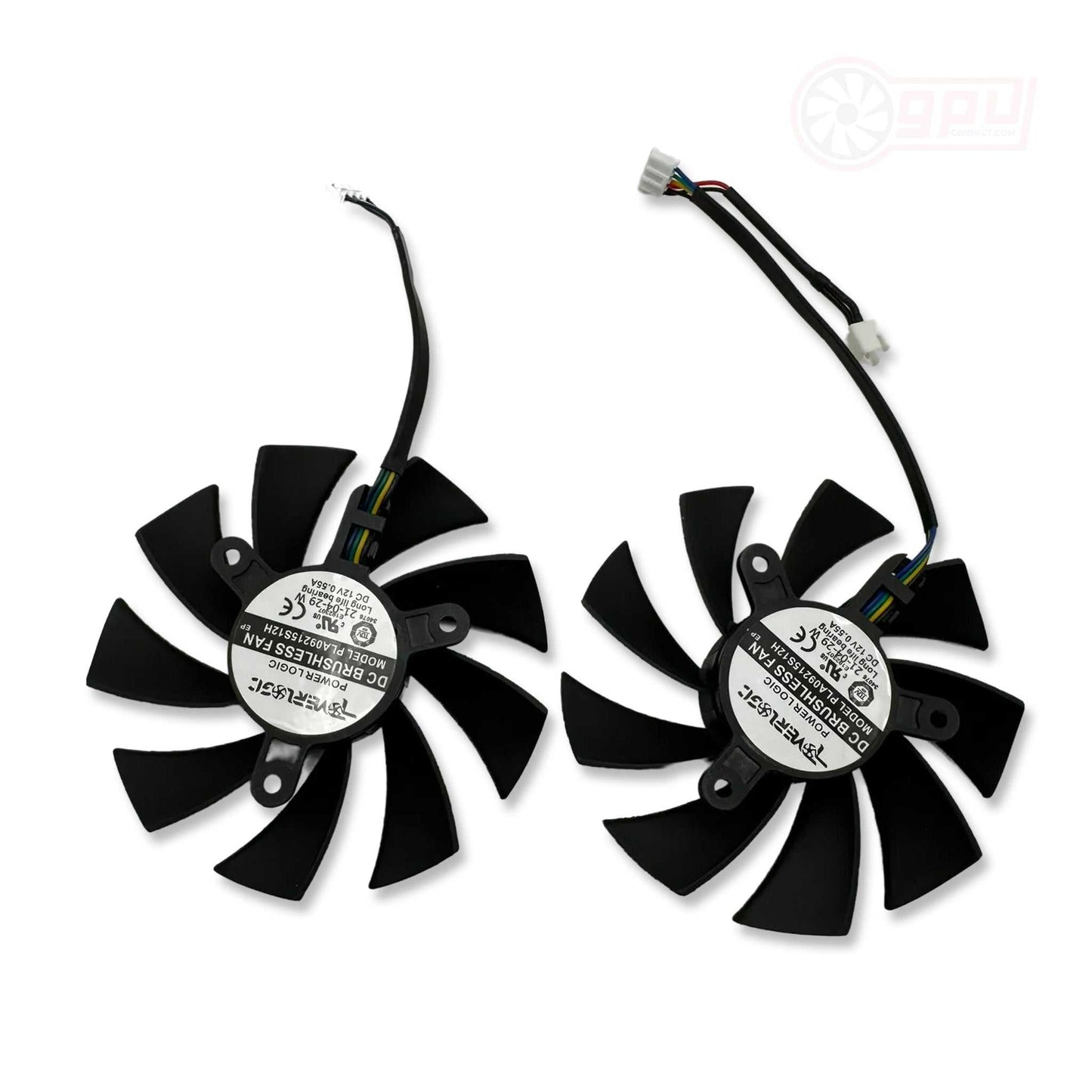 DELL LENOVO RTX 3070 3080 3090 - Graphics Card Fan Set (4 Pin) - GPUCONNECT.COM