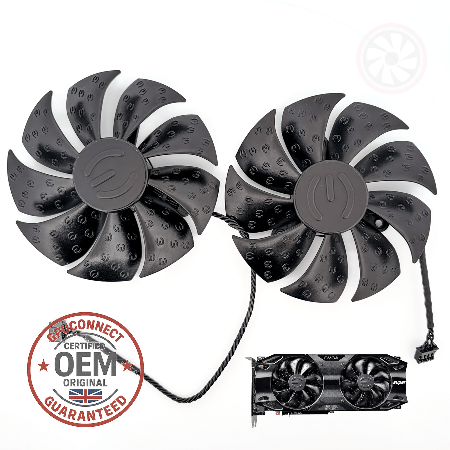 EVGA RTX 2070 2080 SUPER KO Gaming GPU Fan Replacement (Original) - GPUCONNECT.COM