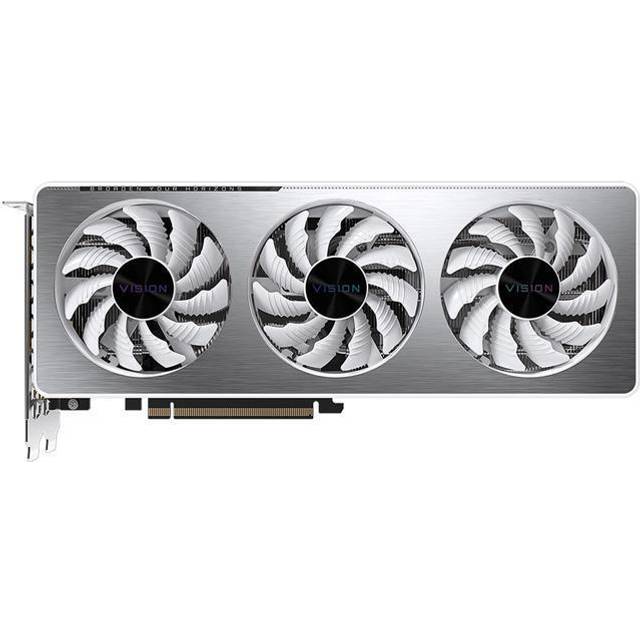 GIGABYTE GeForce RTX 3060 / 3060Ti Vision 3X WHITE GPU Fan Set (OEM) - GPUCONNECT.COM