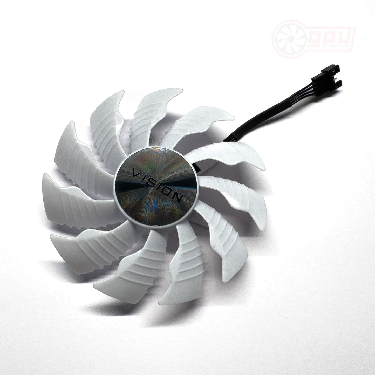 GIGABYTE GeForce RTX 3070Ti / 3080 / 3080Ti / 3090 Vision WHITE GPU Fan Set (Genuine) - GPUCONNECT.COM