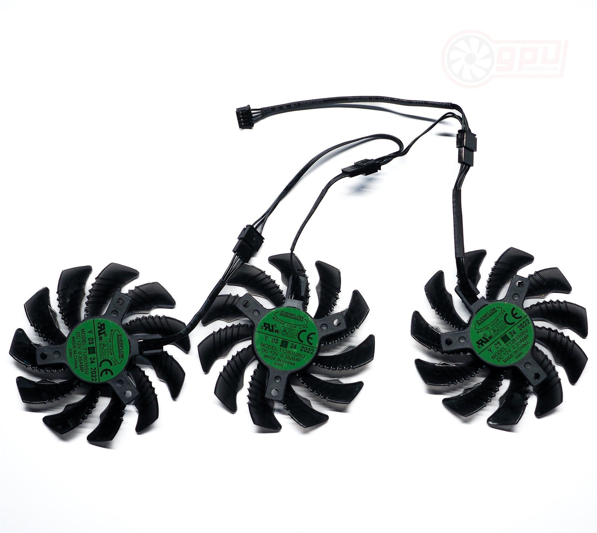 Gigabyte RX6600XT 6700 6700XT RTX 3070 EAGLE GPU Fan Replacement Set - GPUCONNECT.COM