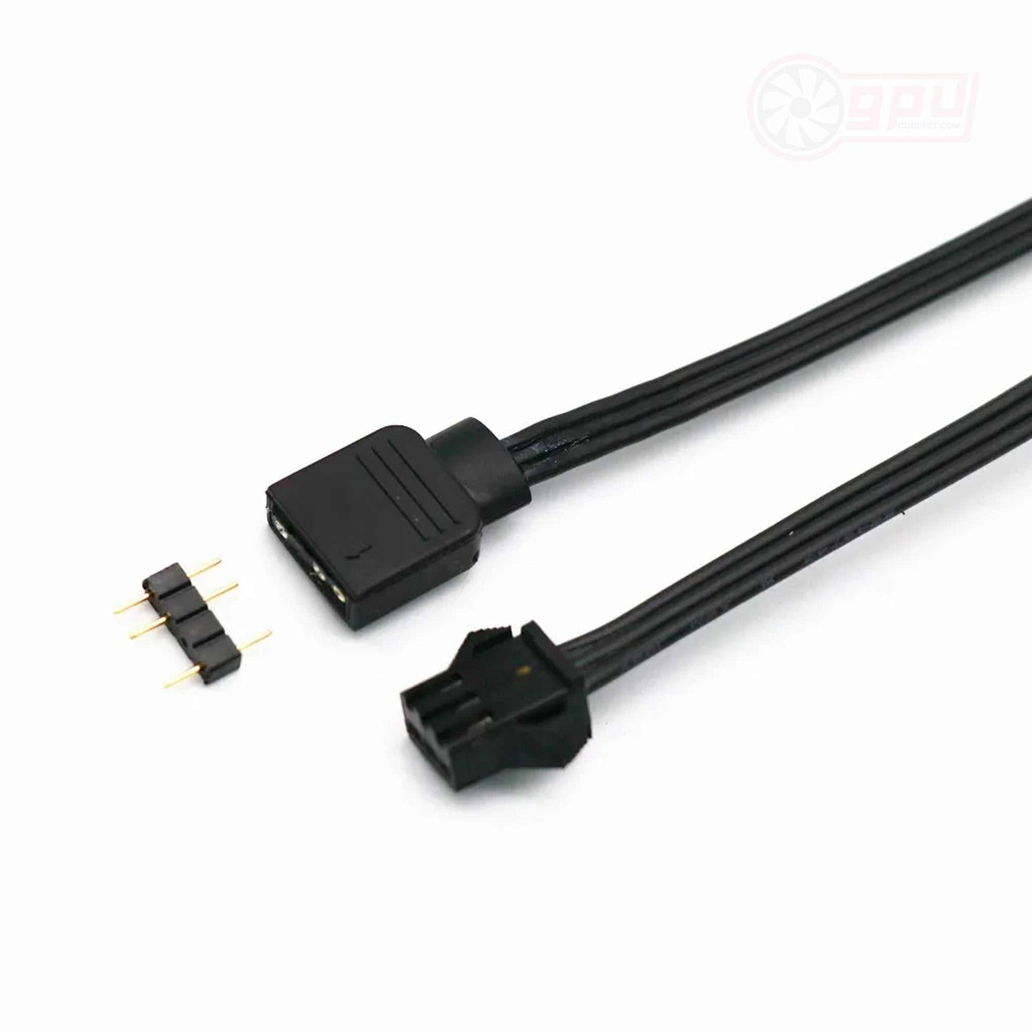GPUCONNECT 3-Pin 5V / 4-Pin 12V RGB ARGB Control Extension Adapter Cable - GPUCONNECT.COM