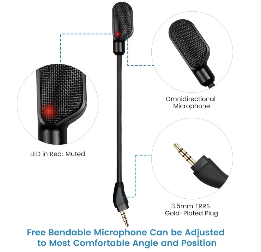 Mic Replacement - Kingston HyperX Cloud III 3 Gaming Headset - GPUCONNECT.COM