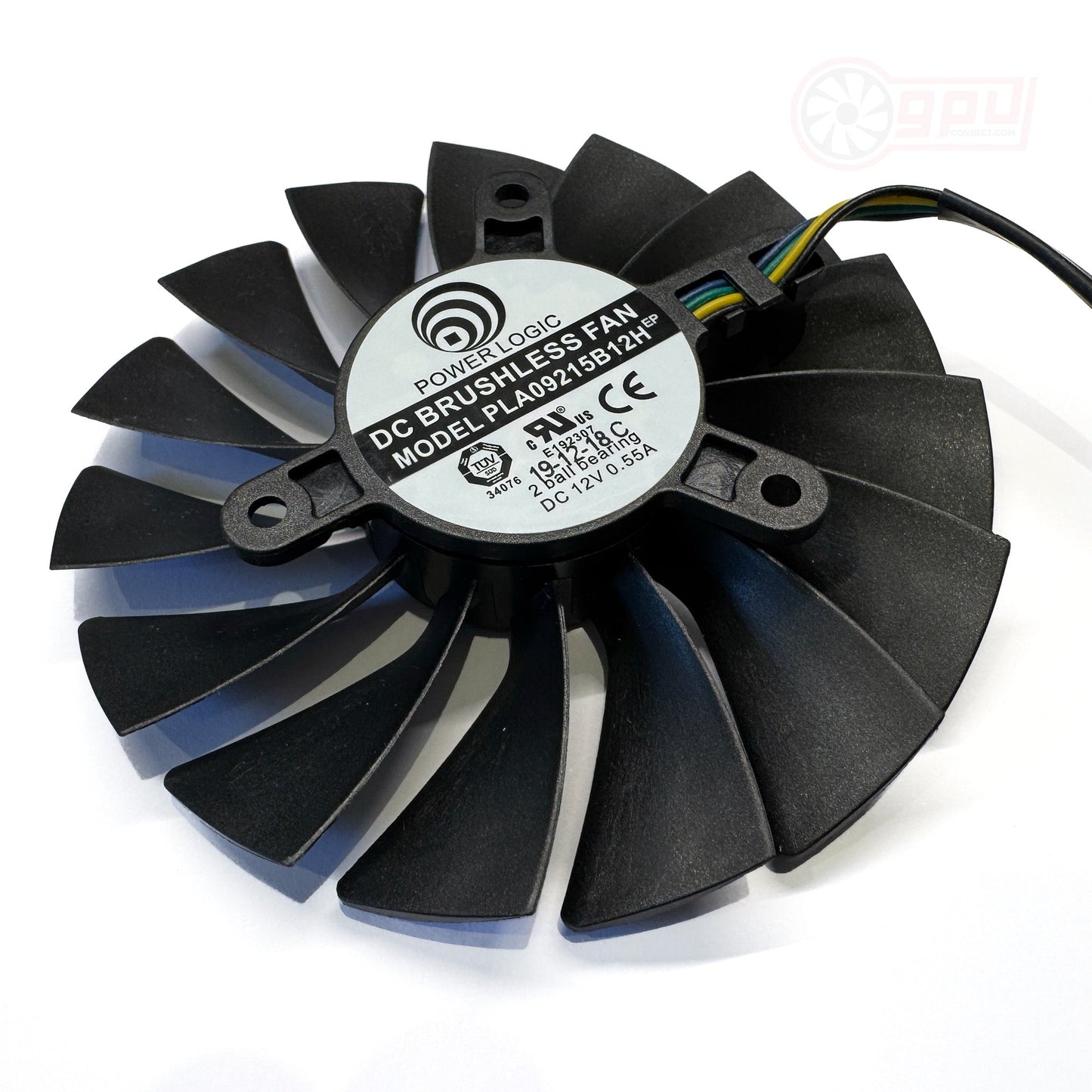 MSI GeForce RTX 2080 2080Ti VENTUS GPU Fan Set (GENUINE) - GPUCONNECT.COM