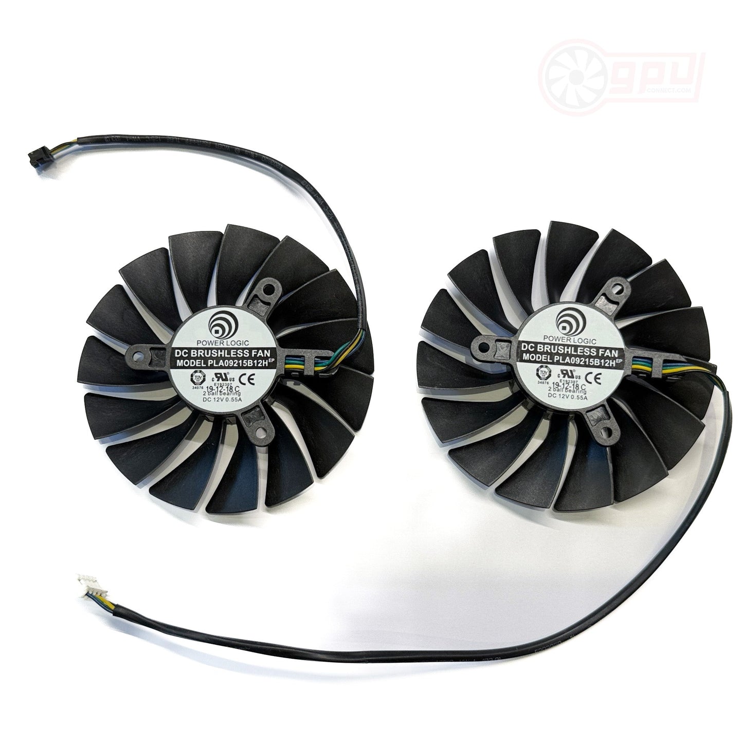 MSI GeForce RTX 2080 2080Ti VENTUS GPU Fan Set (GENUINE) - GPUCONNECT.COM