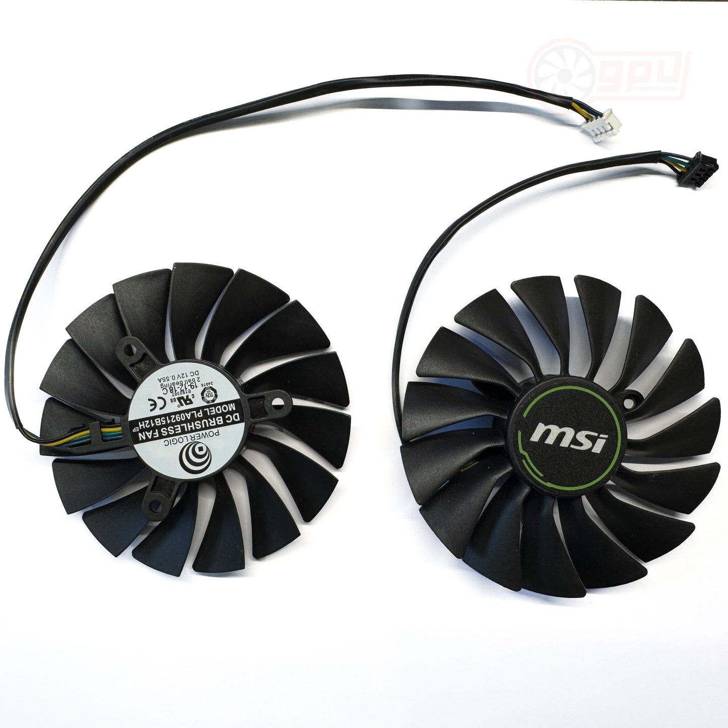 MSI GeForce RTX 2080 2080Ti VENTUS GPU Fan Set (GENUINE) - GPUCONNECT.COM