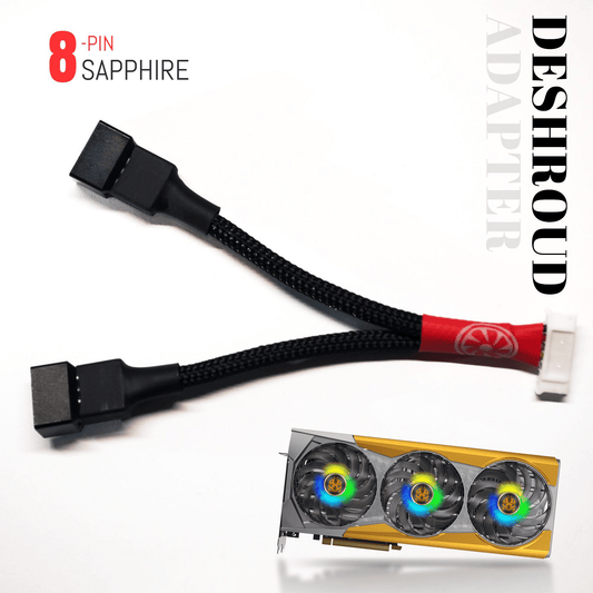 Sapphire TOXIC AMD Radeon RX 6900 XT AIR COOLED PWM Adapter Deshroud Cable - GPUCONNECT.COM