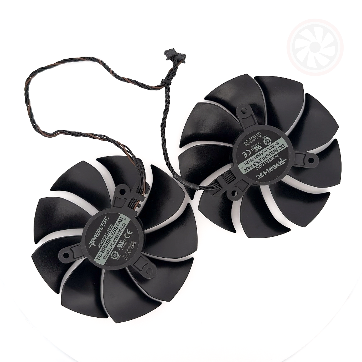 EVGA RTX 2060 2070 2080 2080Ti SUPER XC 15mm replacement GPU cooling fans set