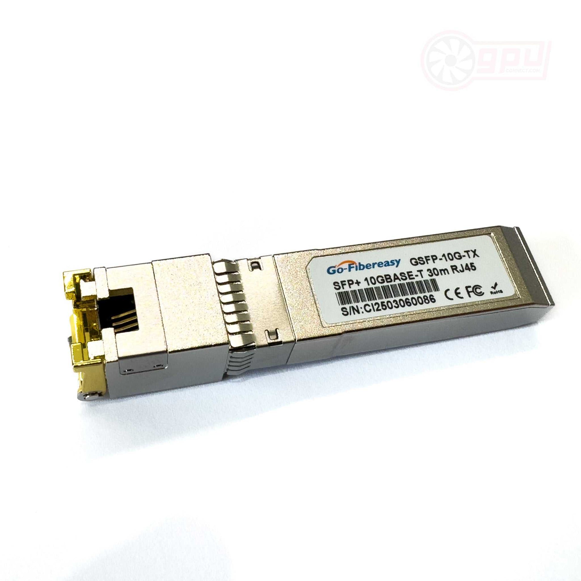 Ubiquiti GSFP - 10G - T Compatible SFP+ 10GBASE - T Copper RJ45 Transceiver Module - GPUCONNECT.COM