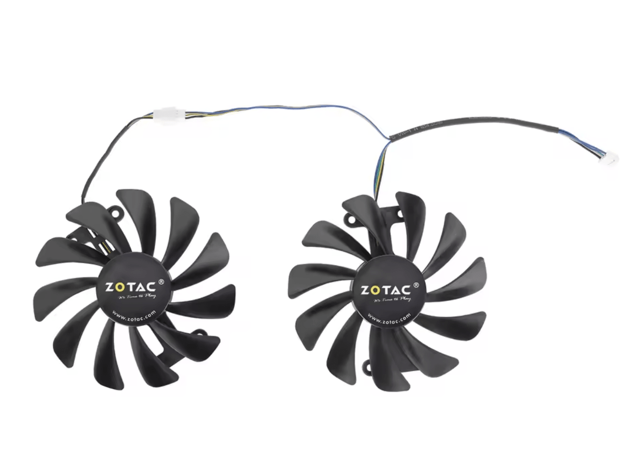 ZOTAC GTX 1070 1080 AMP Edition GPU Fan Set - GPUCONNECT.COM