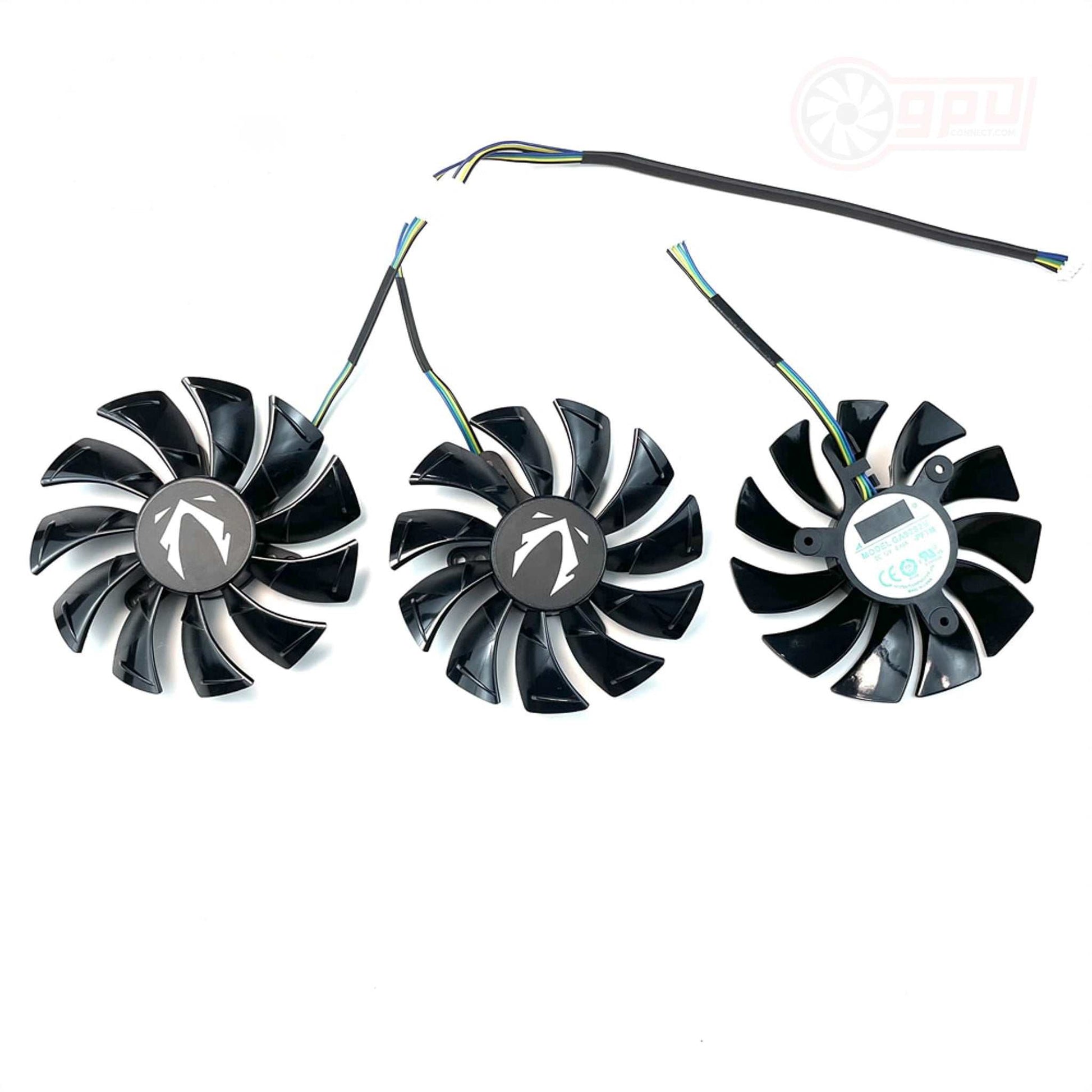 ZOTAC RTX 2080 2080Ti AMP Edition replacement cooling fans GA92S2U set for graphics card cooler repair