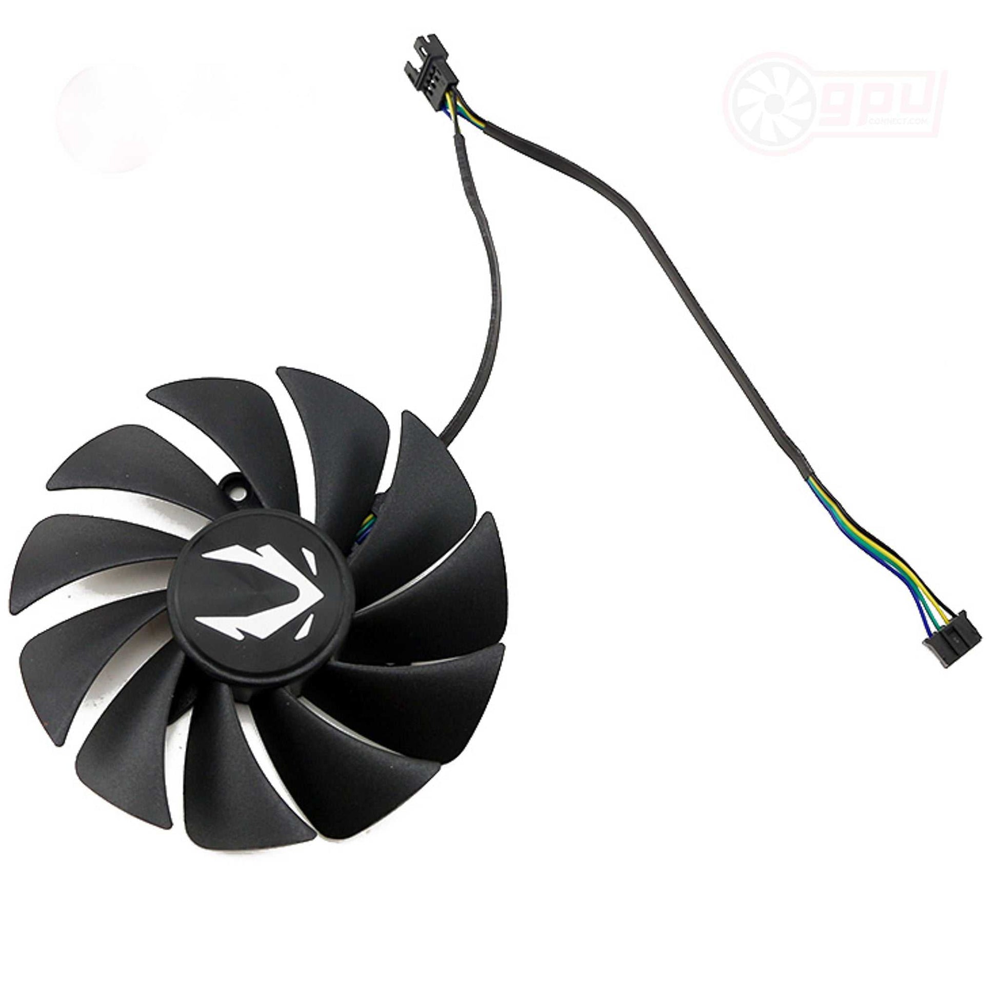 Zotac RTX 3070 Ti Twin Edge replacement GPU cooling fan with connector cable