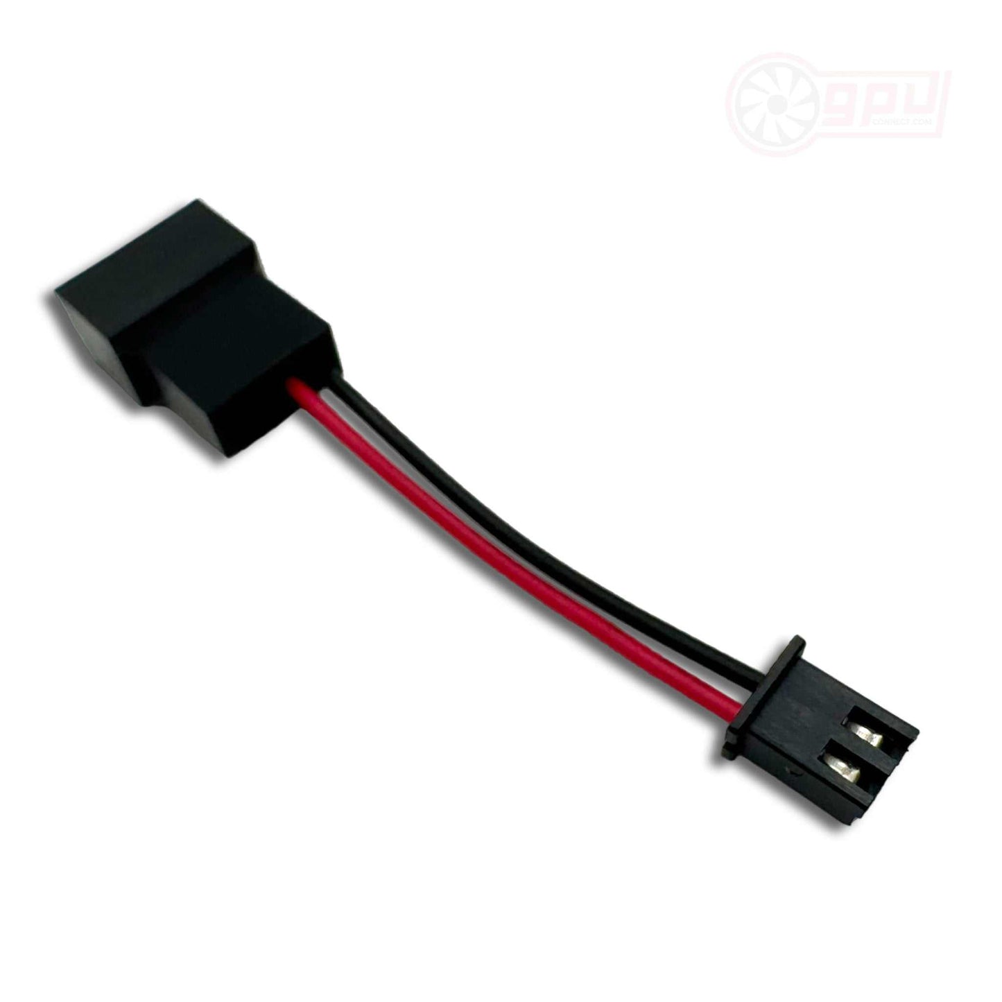 2-Pin to 4-Pin Fan Adapter Cable - JST XH 2.54mm - 5cm - GPUCONNECT.COM