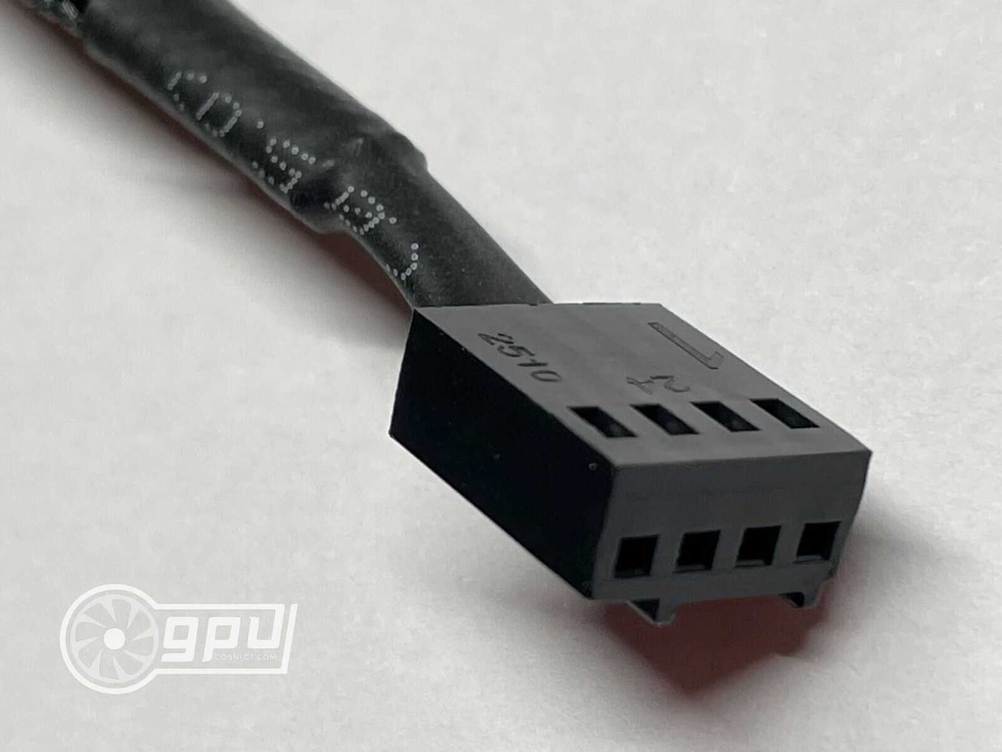 4 Pin PWM Fan Extension Cable CPU male to female (26cm Black) - GPUCONNECT.COM