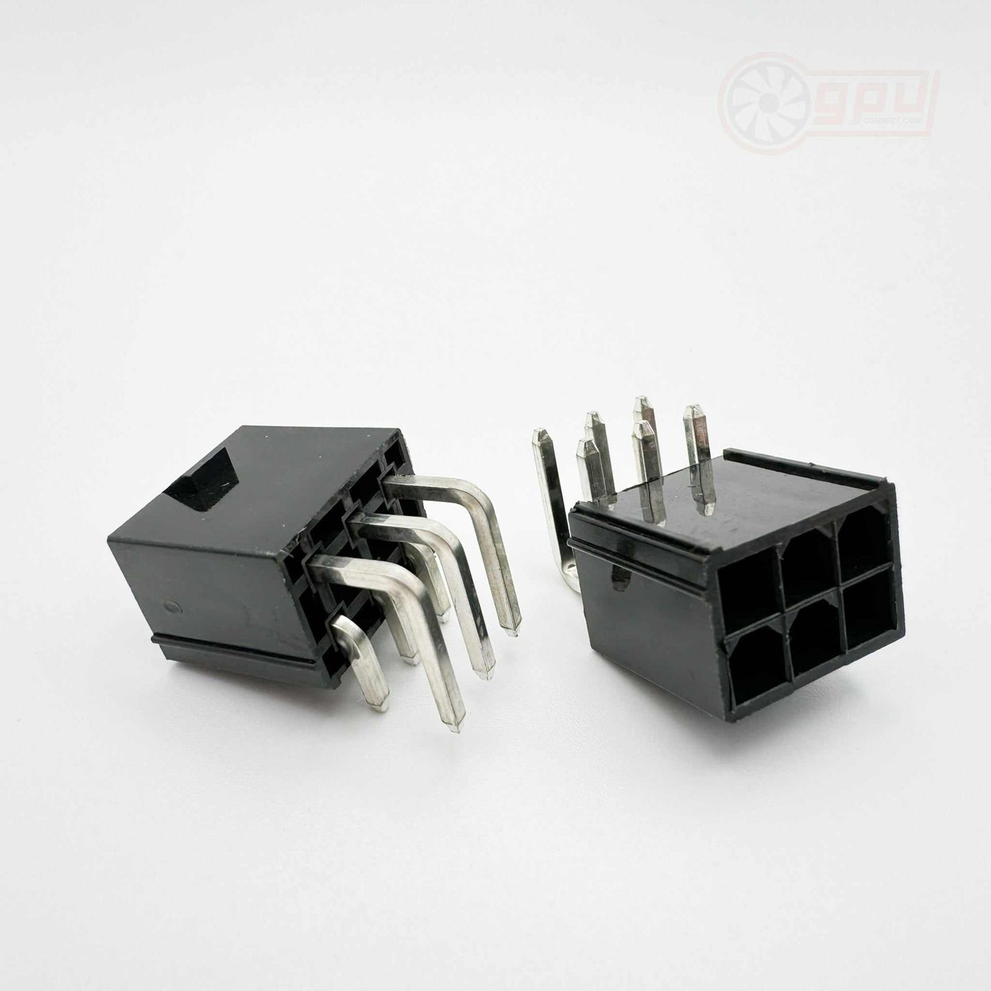 6 pin PCIE Power Connector Angled Replacement - GPUCONNECT.COM