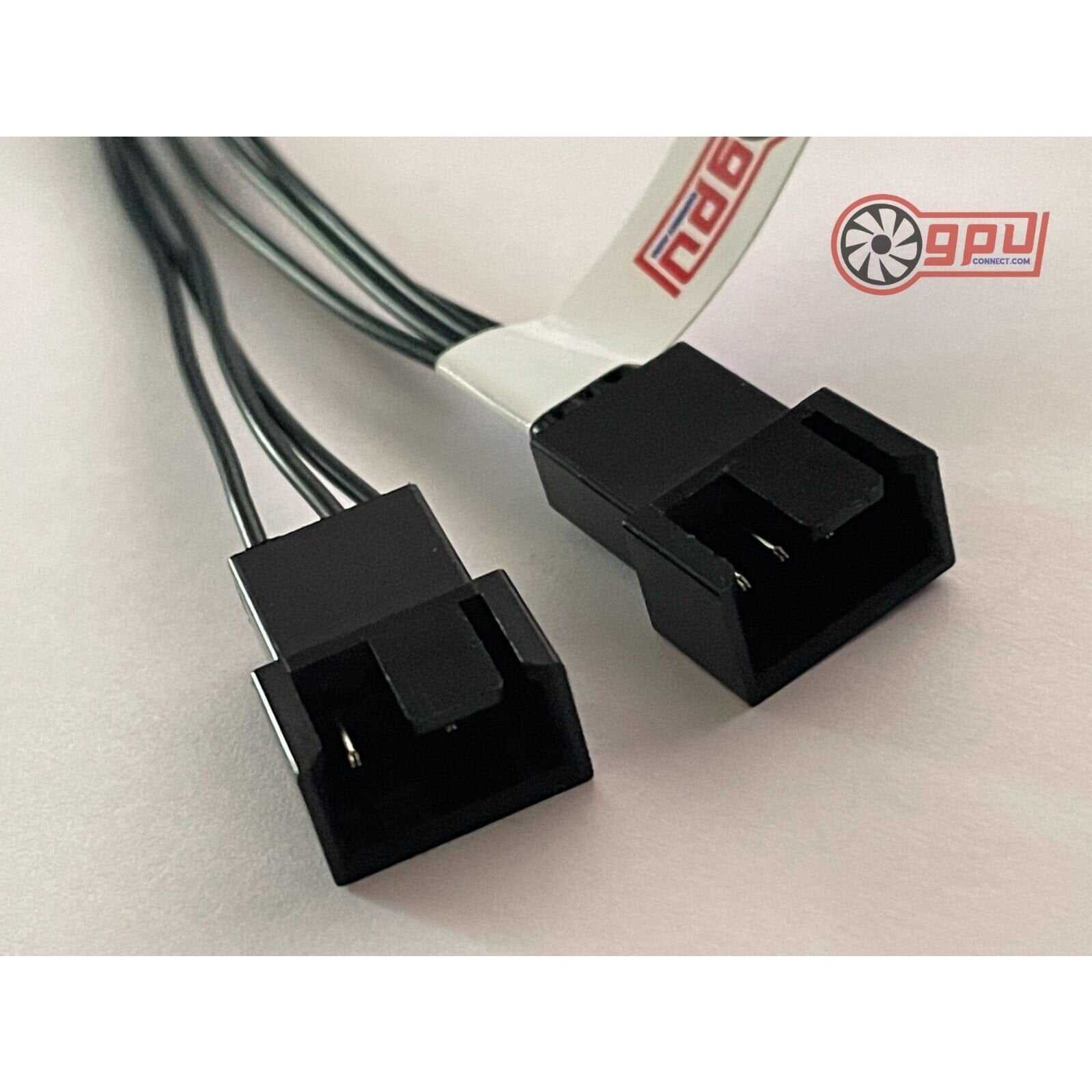 ASUS 1660 RTX 2060 2070 3050 3060 TI DUAL V2 MINI 6 Pin PWM Adapter Deshroud Cable - GPUCONNECT.COM