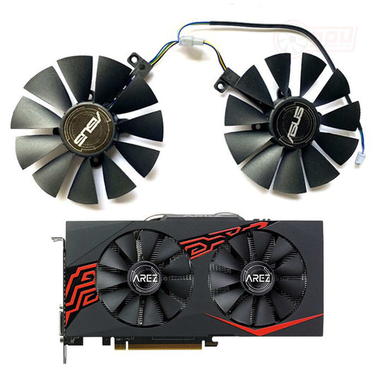 ASUS AREZ RX 580 570 470 Mining Expedition OC Replacement Fan - GPUCONNECT.COM