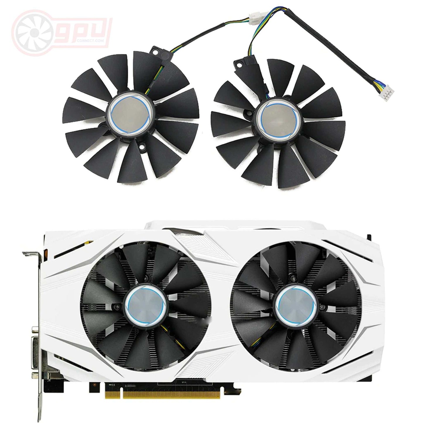 ASUS DUAL GTX 1060 1070 RX 480 570 Fan - GPUCONNECT.COM