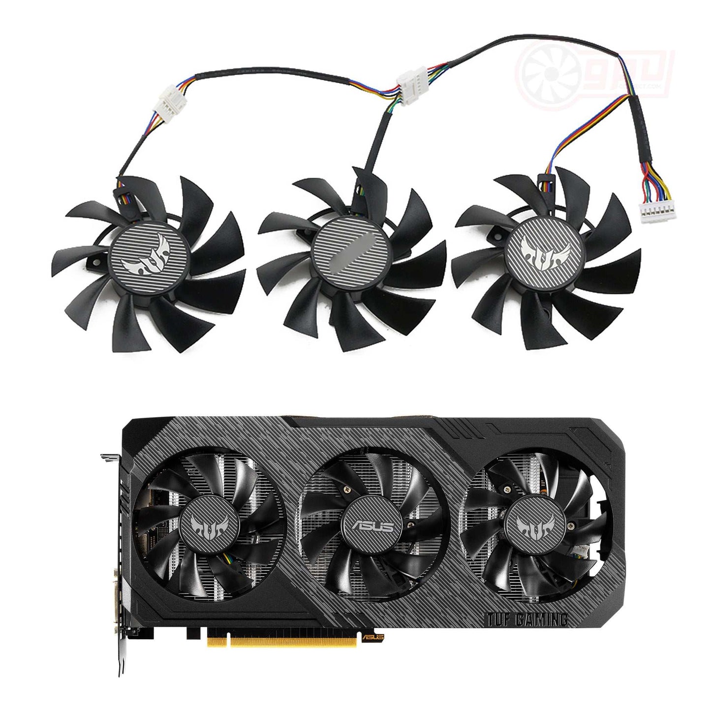 ASUS GTX 1660 Ti SUPER RX 5700 XT TUF X3 OC Fan - GPUCONNECT.COM