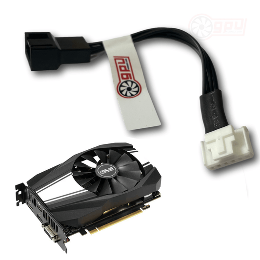 Asus PHOENIX RTX 2060 GTX 1650/60 Ti SUPER ITX 6 Pin Fan Adapter Deshroud Cable - GPUCONNECT.COM