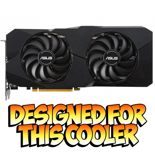 ASUS RX 5600 5700 XT DUAL EVO 4-Pin Fan Adapter Deshroud GPU Cable - GPUCONNECT.COM