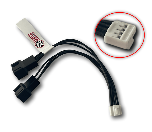 ASUS RX 5600 5700 XT DUAL EVO 4-Pin Fan Adapter Deshroud GPU Cable - GPUCONNECT.COM