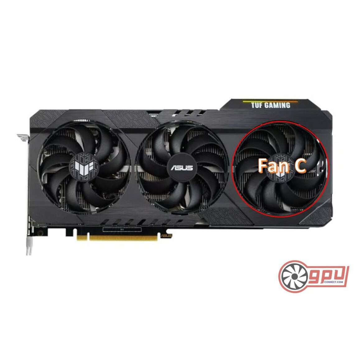 ASUS TUF GAMING 3060 3070 3080 Ti OC RTX Replacement Cooler Fan Set - GPUCONNECT.COM