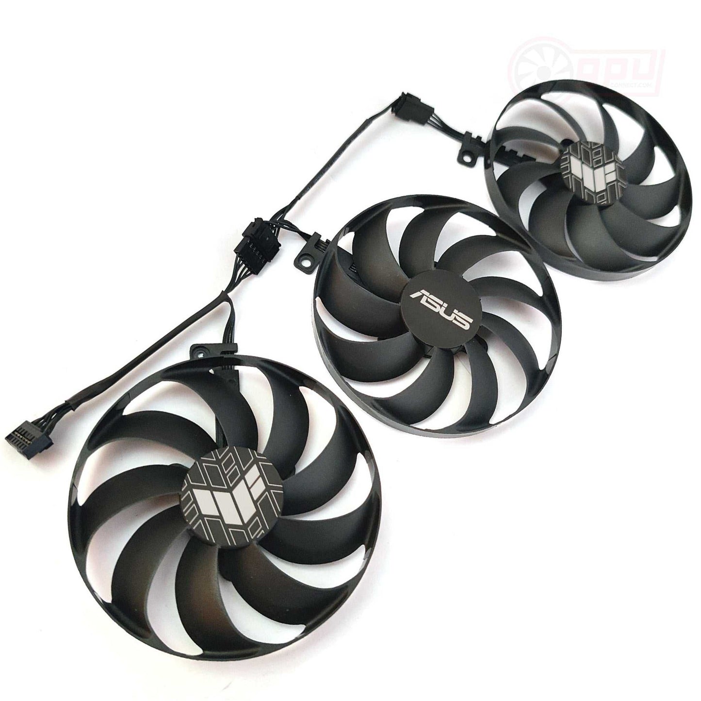 ASUS TUF GAMING RTX 3060 3070 3080 Ti Replacement Fan Set - GPUCONNECT.COM