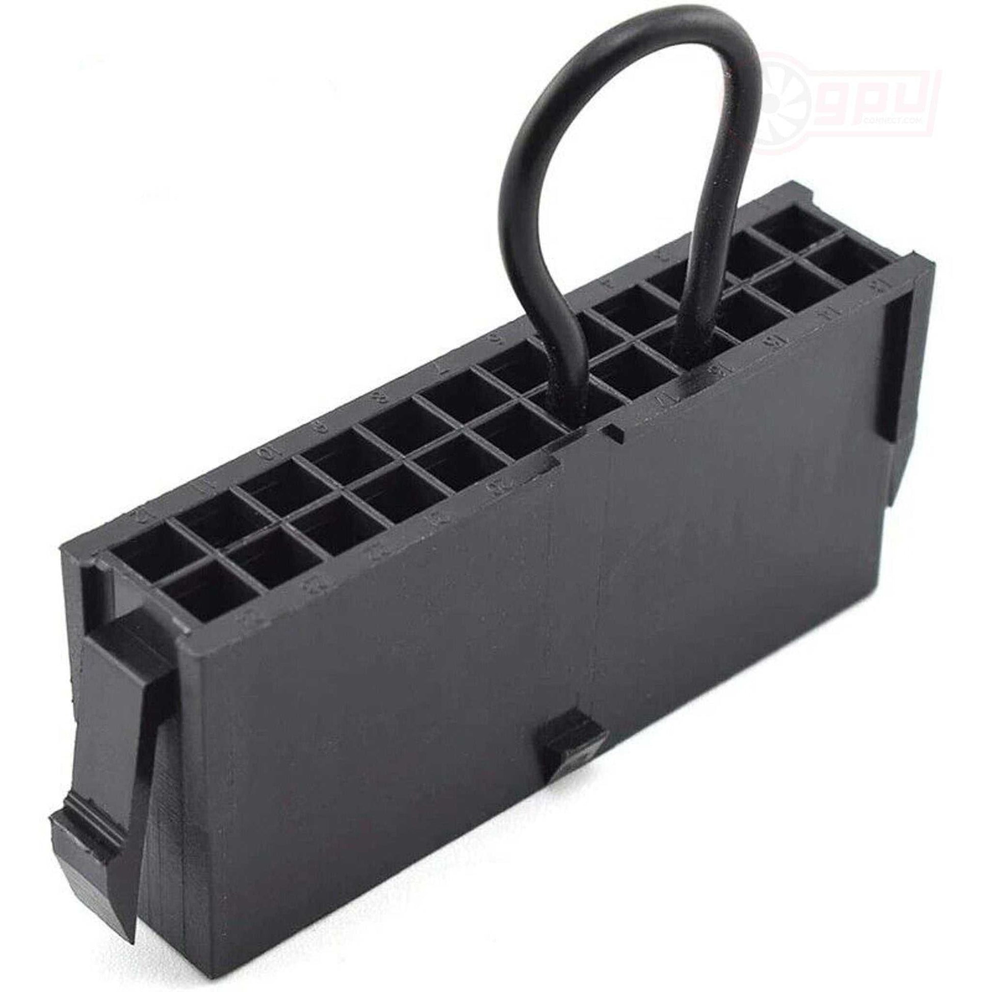 ATX 24 Pin Power Jump Start Bridging Connector Watercooling Adapter Plug - GPUCONNECT.COM