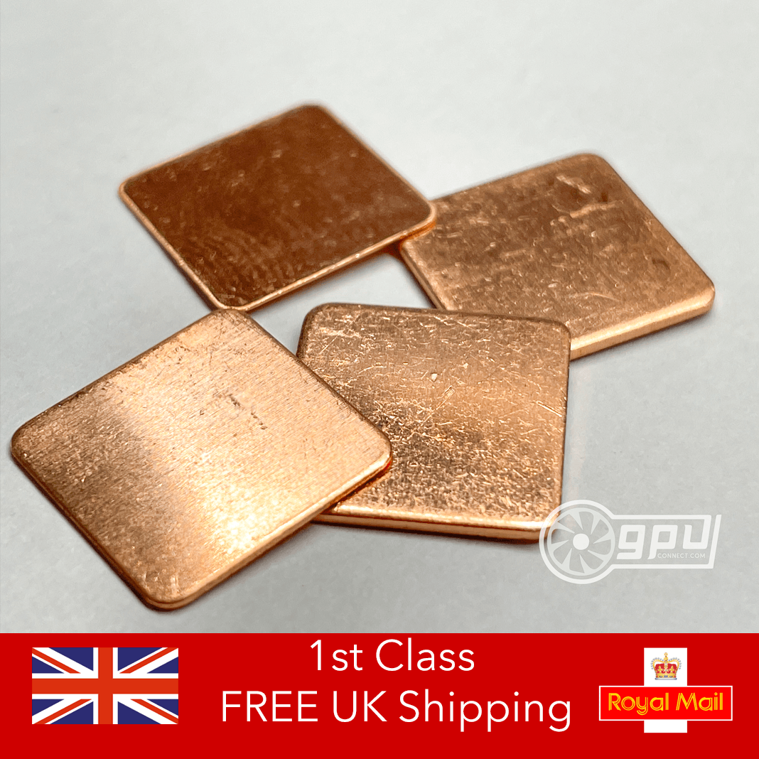 Copper Shim Heatsink Thermal Pad Laptop (15 x 15mm) - GPUCONNECT.COM
