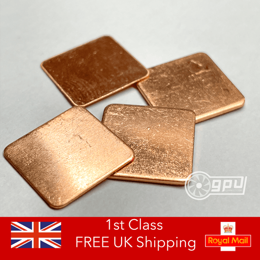 Copper Shim Heatsink Thermal Pad Laptop (15 x 15mm) - GPUCONNECT.COM