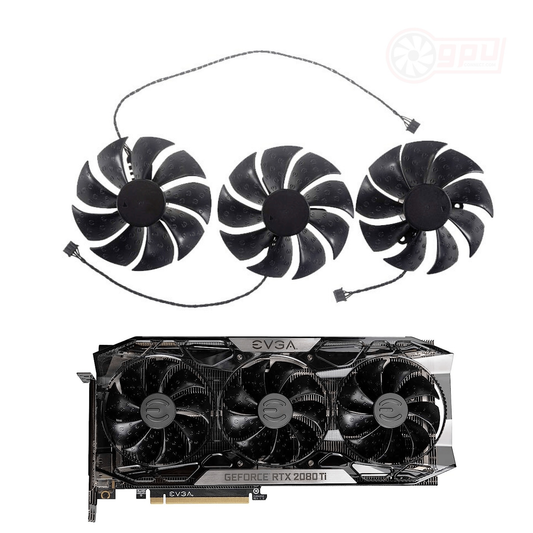 EVGA RTX 2070 2070S 2080 2080S 2080Ti FTW3 ULTRA Graphics Card Fan - GPUCONNECT.COM