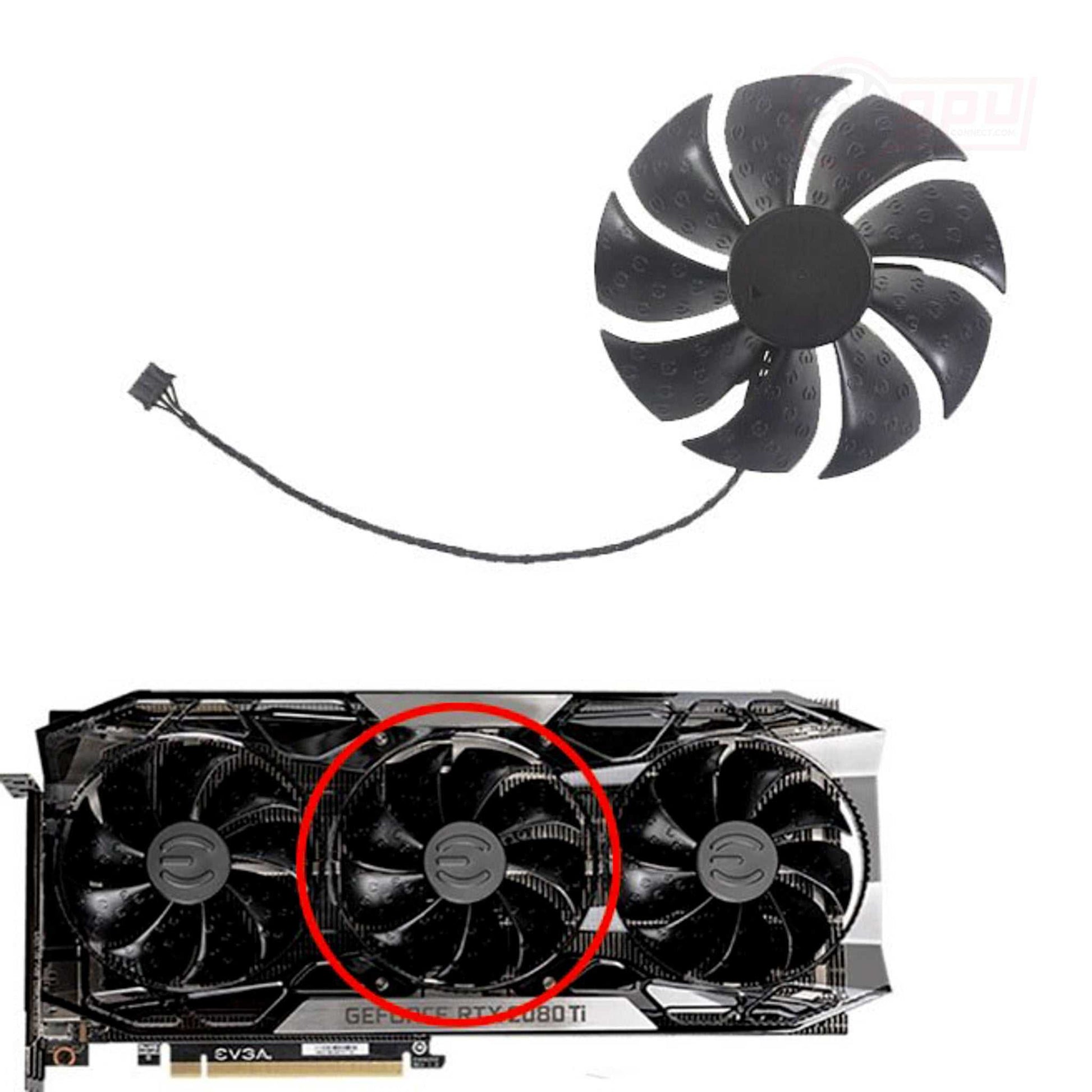 EVGA RTX 2070 2070S 2080 2080S 2080Ti FTW3 ULTRA Graphics Card Fan - GPUCONNECT.COM