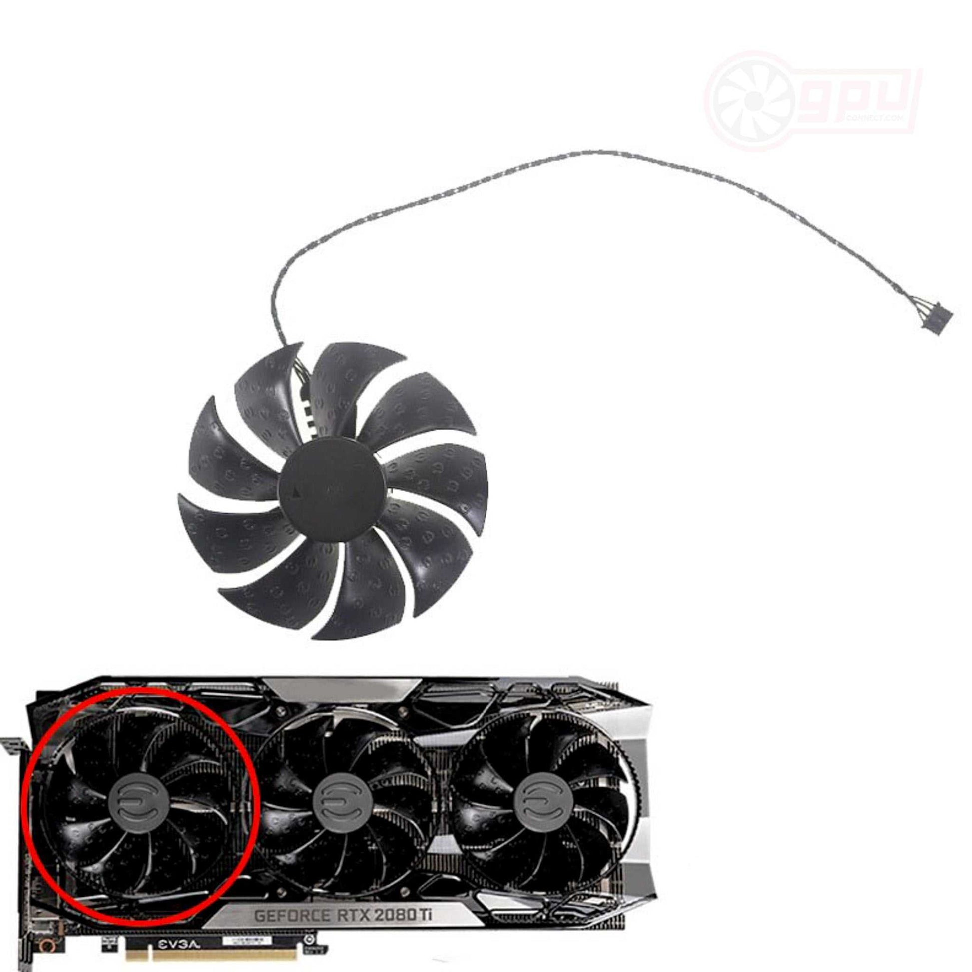 EVGA RTX 2070 2070S 2080 2080S 2080Ti FTW3 ULTRA Graphics Card Fan - GPUCONNECT.COM