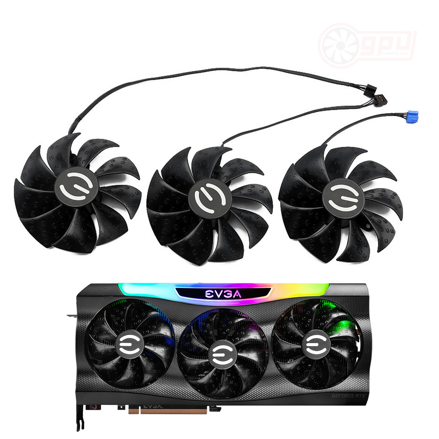 EVGA RTX 3060 3070 3080 Ti 3090 FTW3 ULTRA Replacement Fans (20mm) - GPUCONNECT.COM